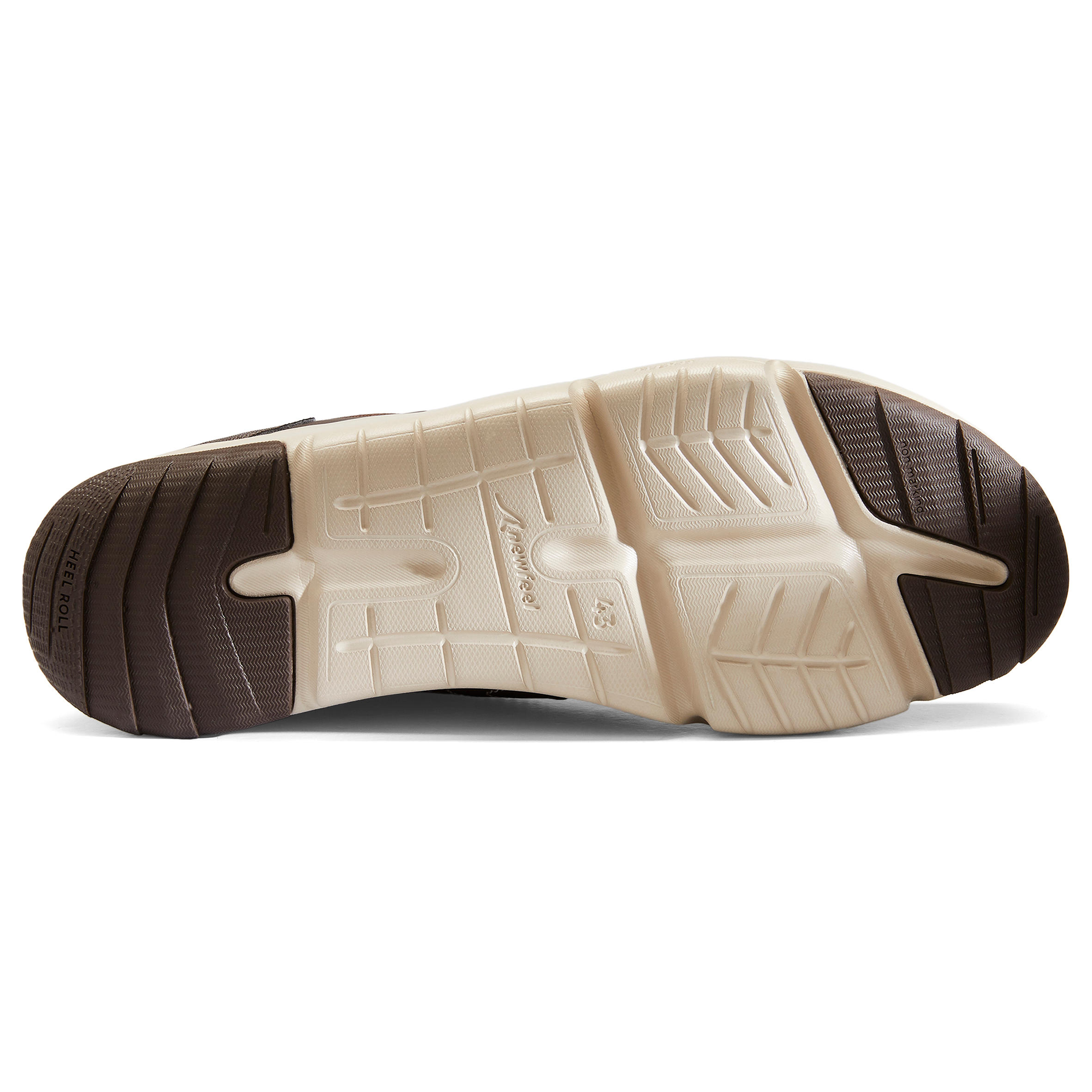 Мужские кроссовки для активной ходьбы Fitwalk Resist коричневые NEWFEEL