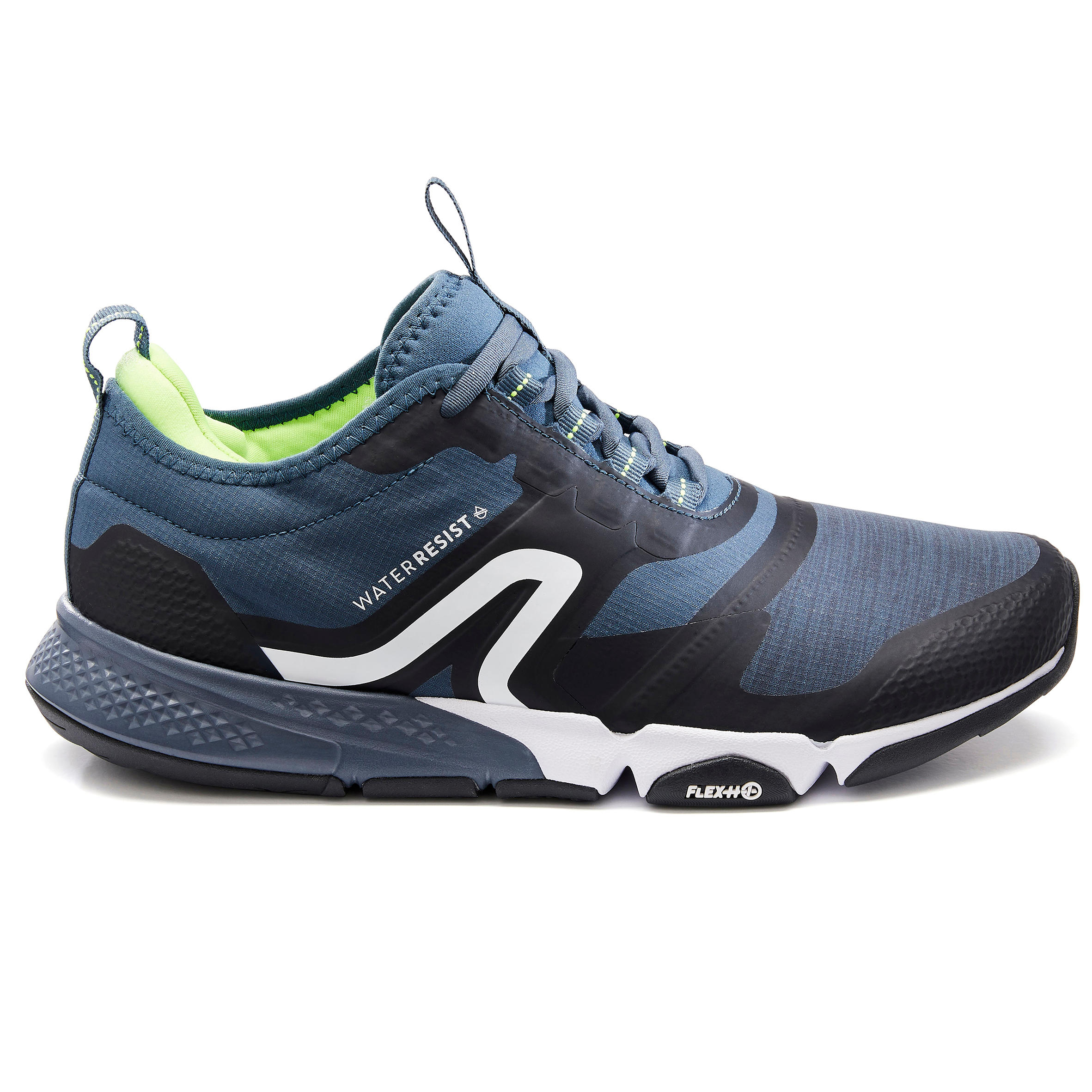 Chaussures marche sportive homme PW 580 WaterResist bleu - Decathlon