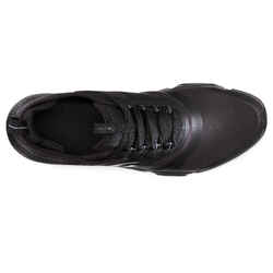 MEN'S FITNESS WALKING SHOES PW 580 WATERRESIST - BLACK