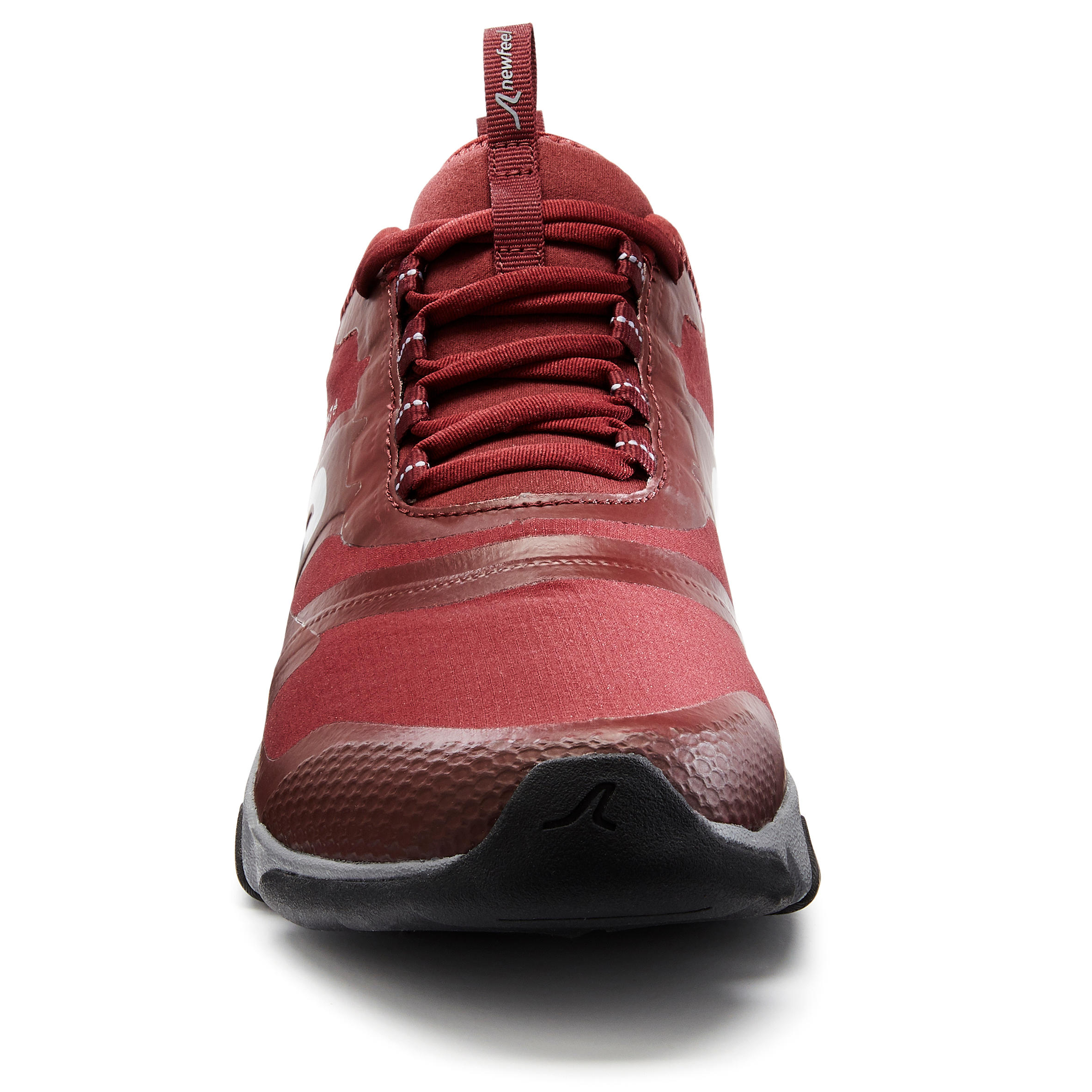 MEN'S FITNESS WALKING SHOES PW 580 WATERRESIST - MAROON 3/15