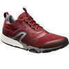 MEN'S FITNESS WALKING SHOES PW 580 WATERRESIST - MAROON