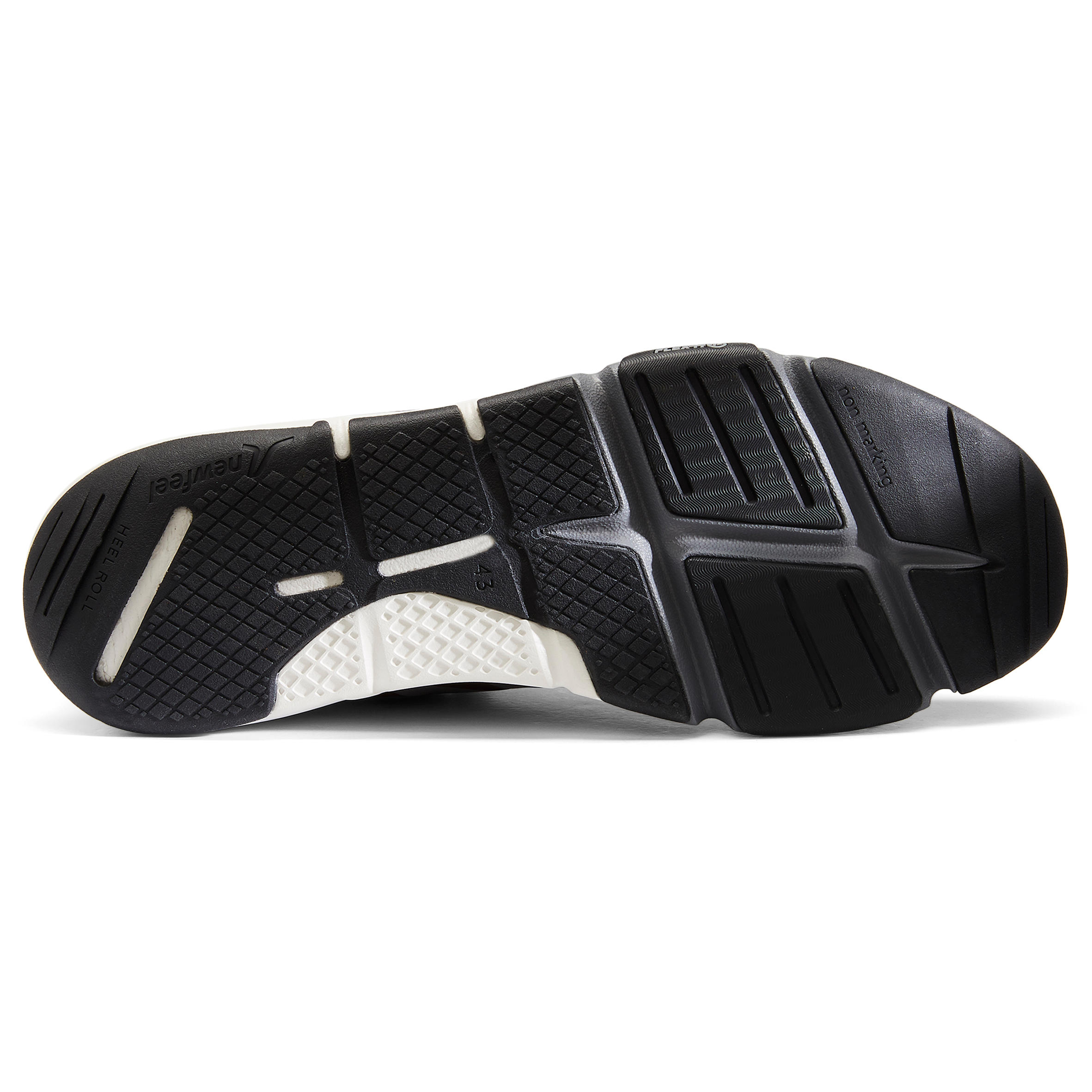 MEN'S FITNESS WALKING SHOES PW 580 WATERRESIST - MAROON 5/15
