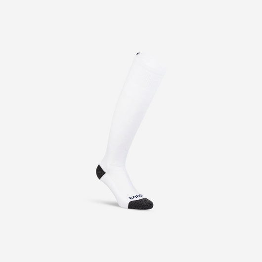 Chaussettes de hockey sur gazon  enfant FH500 blanc
