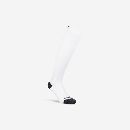 Chaussettes de hockey sur gazon enfant FH500 blanc