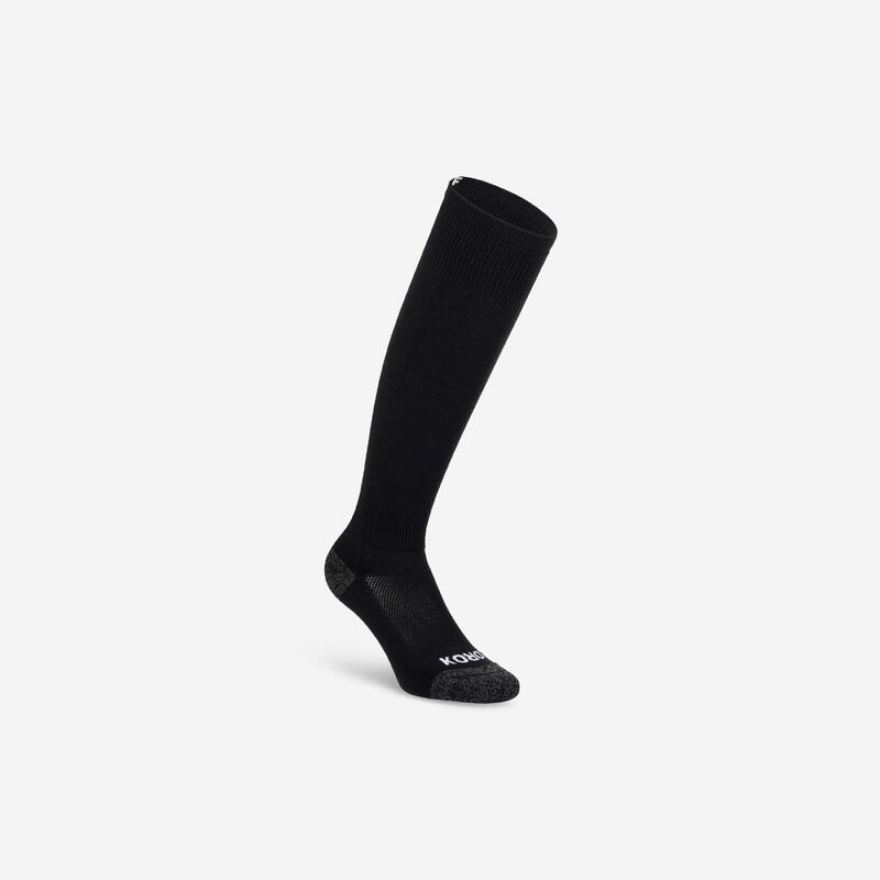 Gyerek, felnőtt zokni gyeplabdázáshoz FH500, fekete 