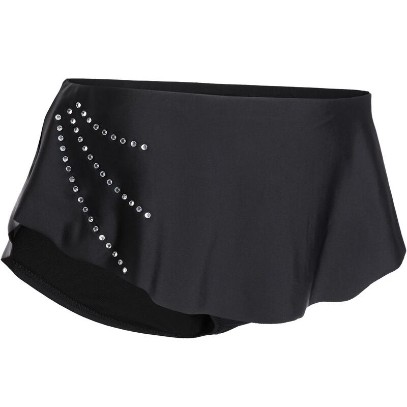 Fustă detașabilă gimnastică artistică negru strasuri 