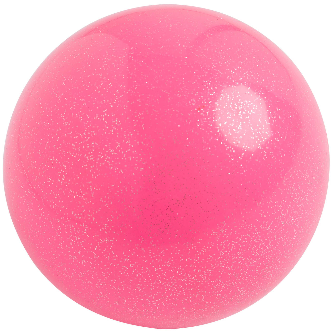 Rhythmic Gymnastics Ball 165mm Glitter Pink Decathlon