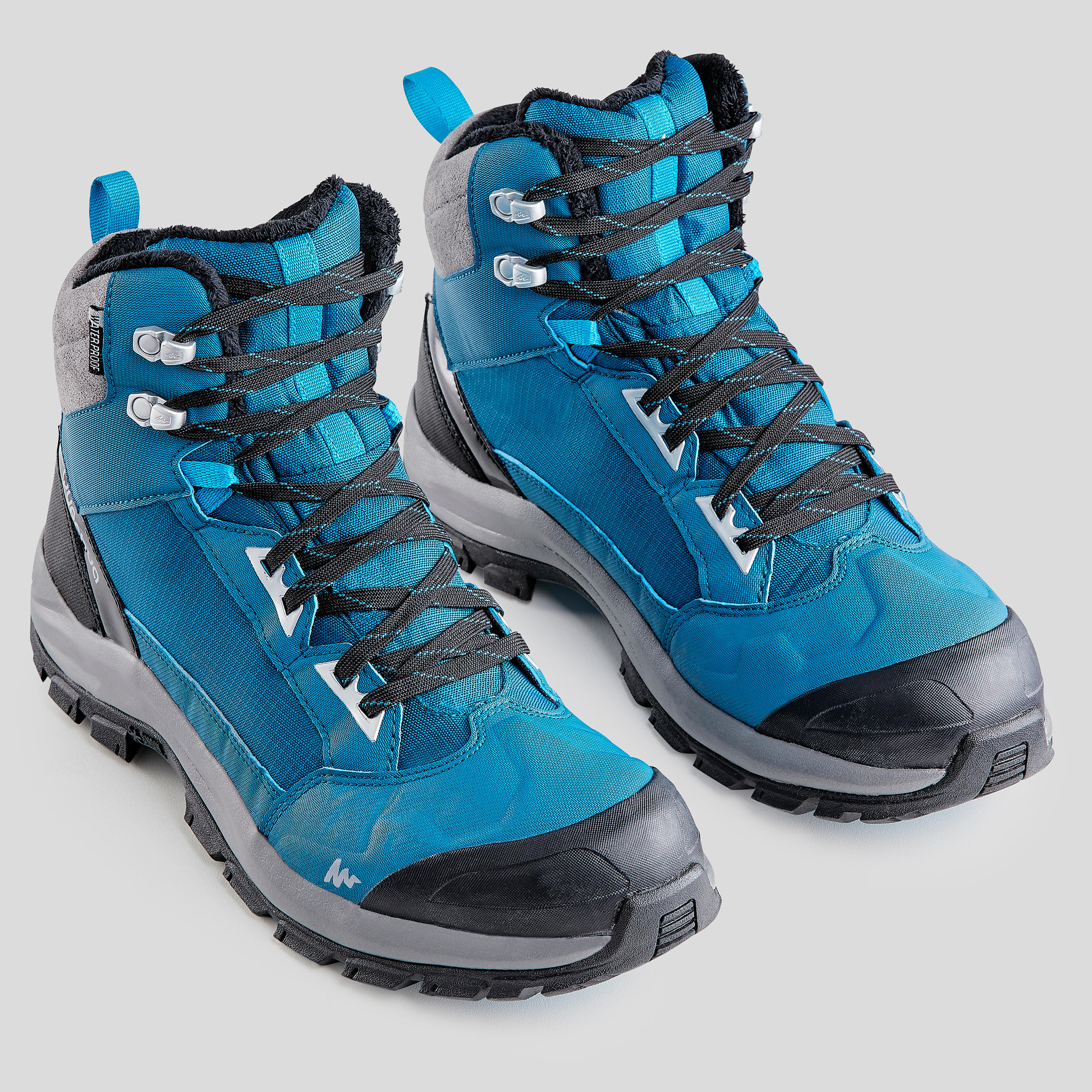 Men’s Warm and Waterproof Hiking Boots - SH500 mountain MID 2/8