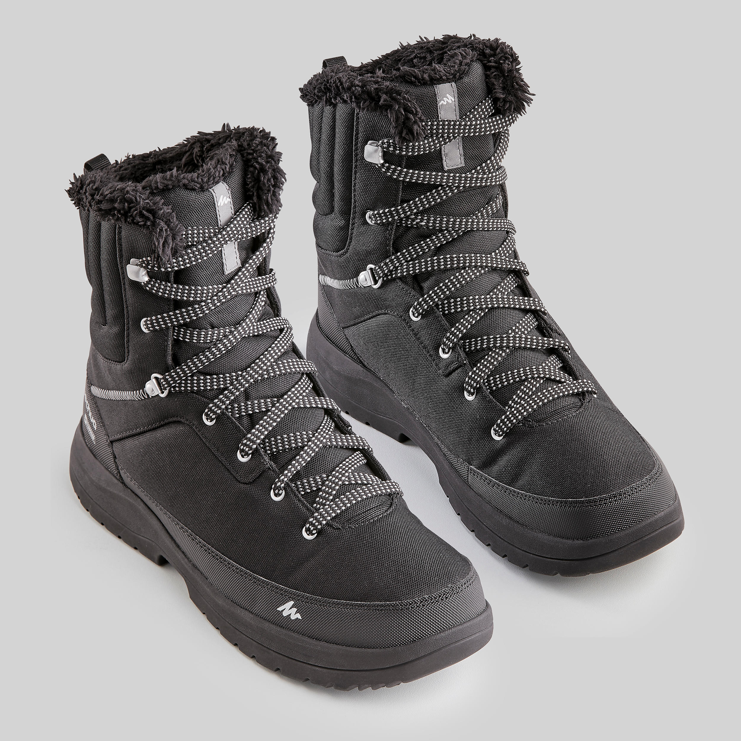 Men’s Waterproof Winter Boots - SH 100 Black - QUECHUA