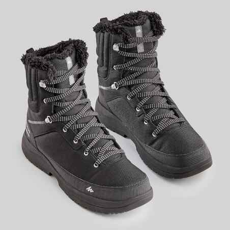 Men's Warm Waterproof Snow Walking Shoes - SH100 U-WARM - High