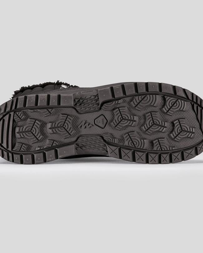 Buty turystyczne męskie ciepłe SH100 High czarne