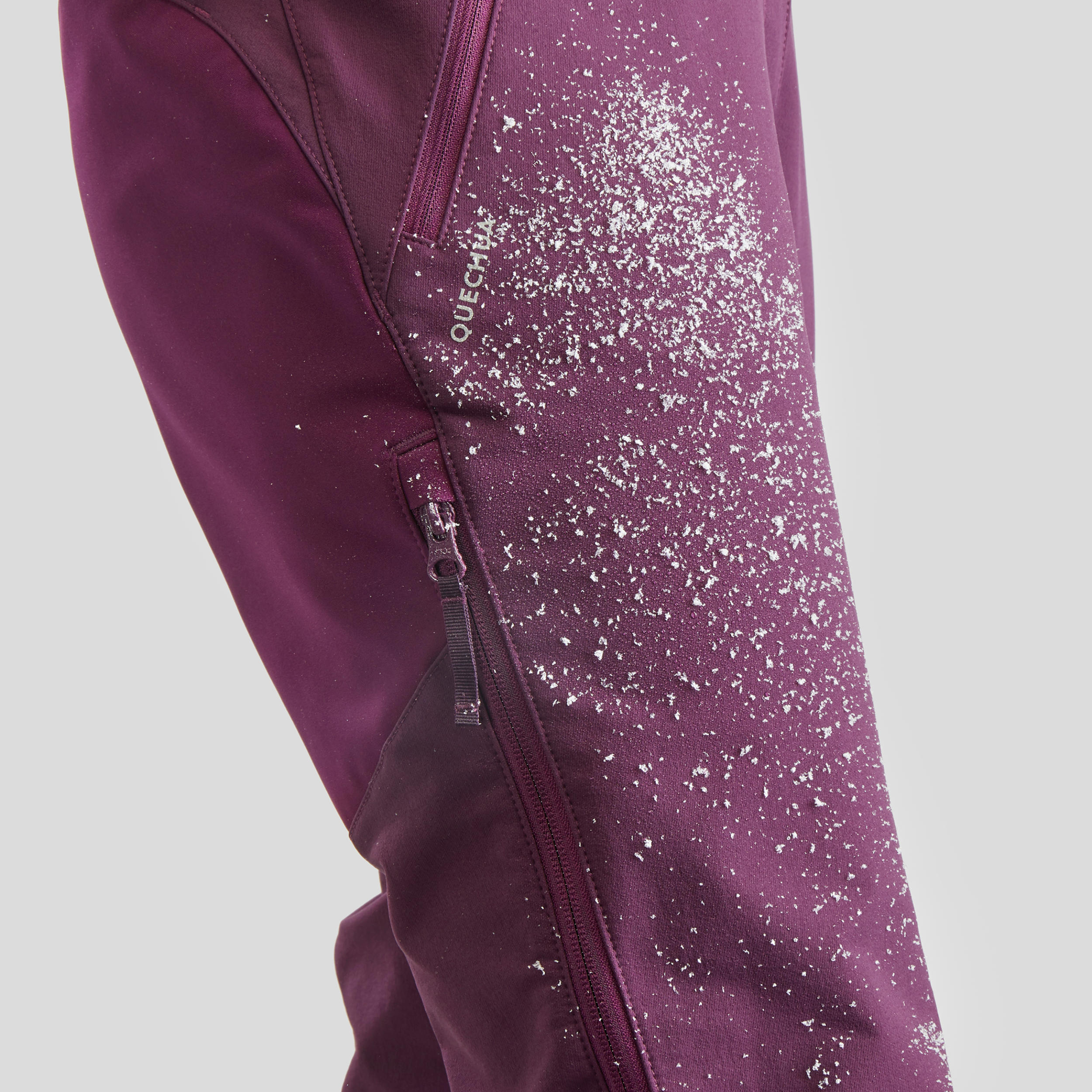 Women’s warm hiking trousers SH520 X-Warm - purple 7/13