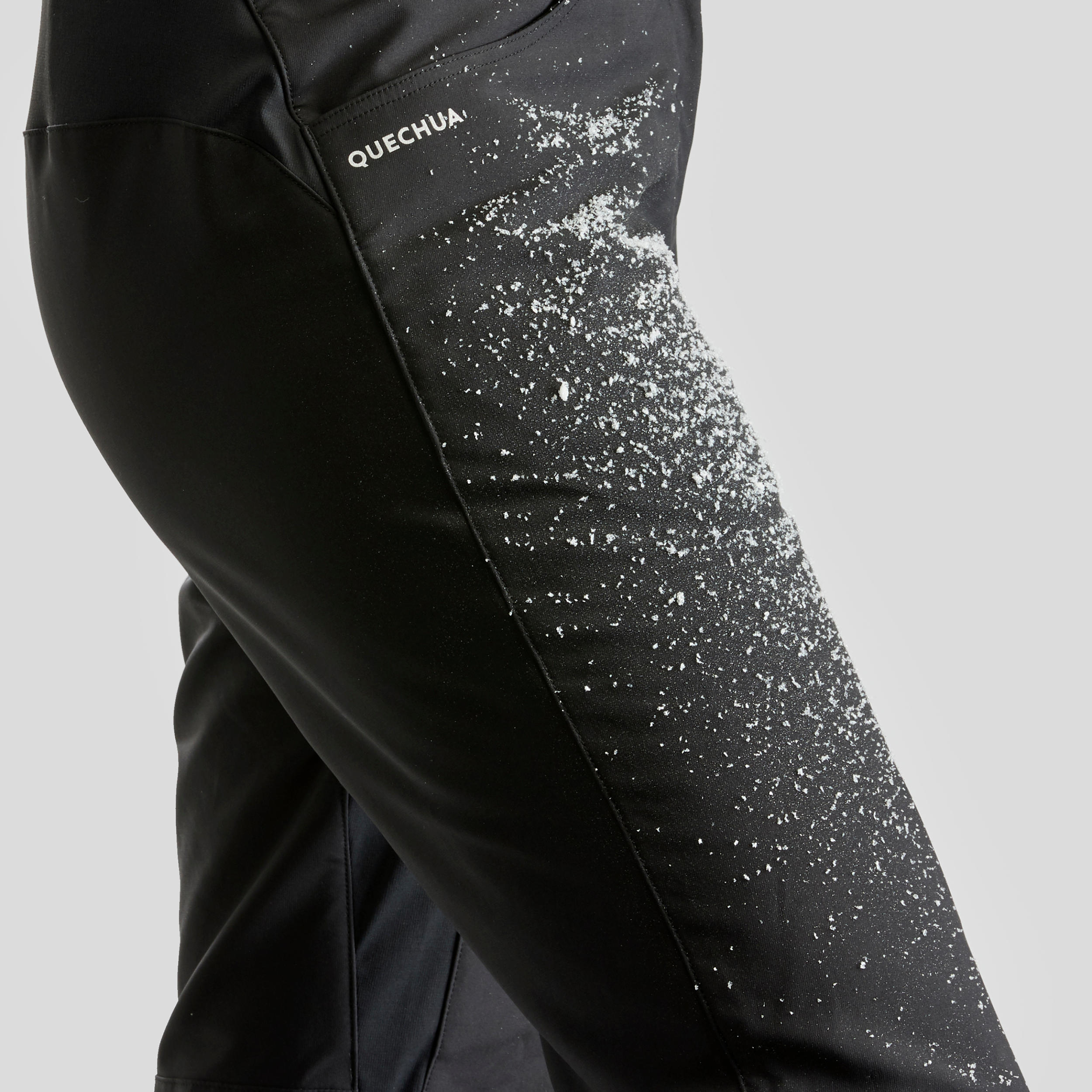 Women’s Warm Pants - SH 500 Black - QUECHUA