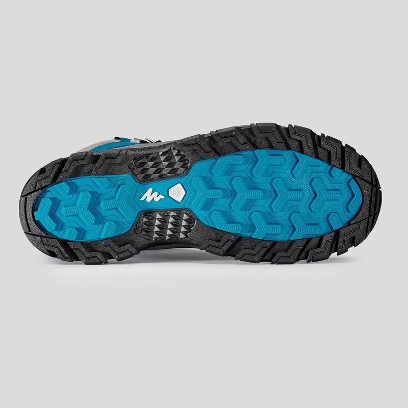 Scarpe calde trekking uomo SH500 MOUNTAIN azzurre