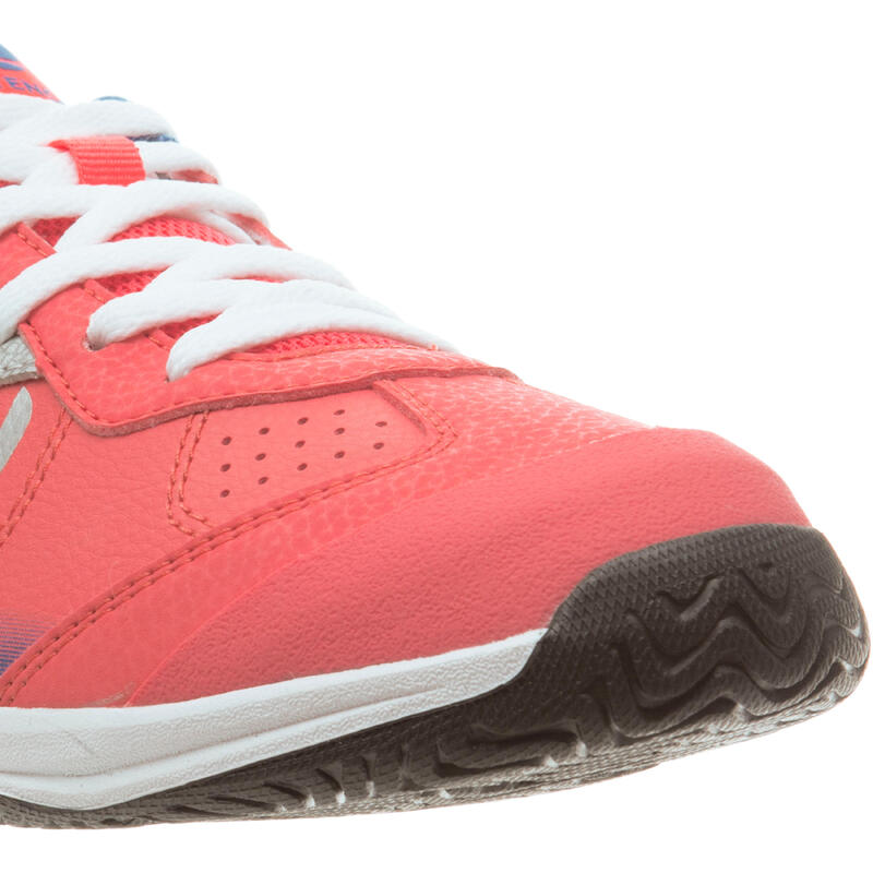 ZAPATILLAS DE TENIS PARA NIÑOS TS760 ROSA AZUL CORDONES 