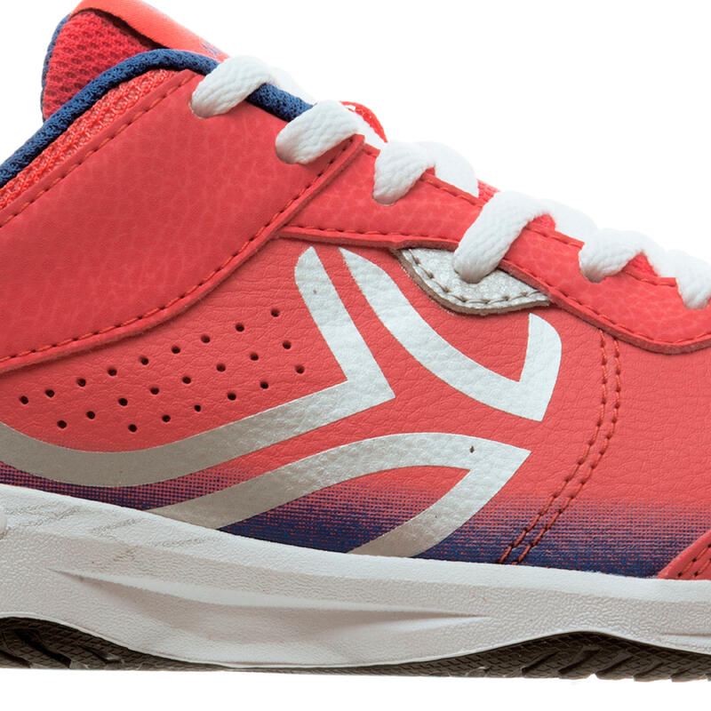 ZAPATILLAS DE TENIS PARA NIÑOS TS760 ROSA AZUL CORDONES 