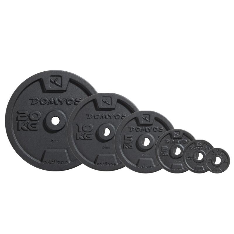 Agirlik Plaka Disk Seti 28mm Domyos By Decathlon