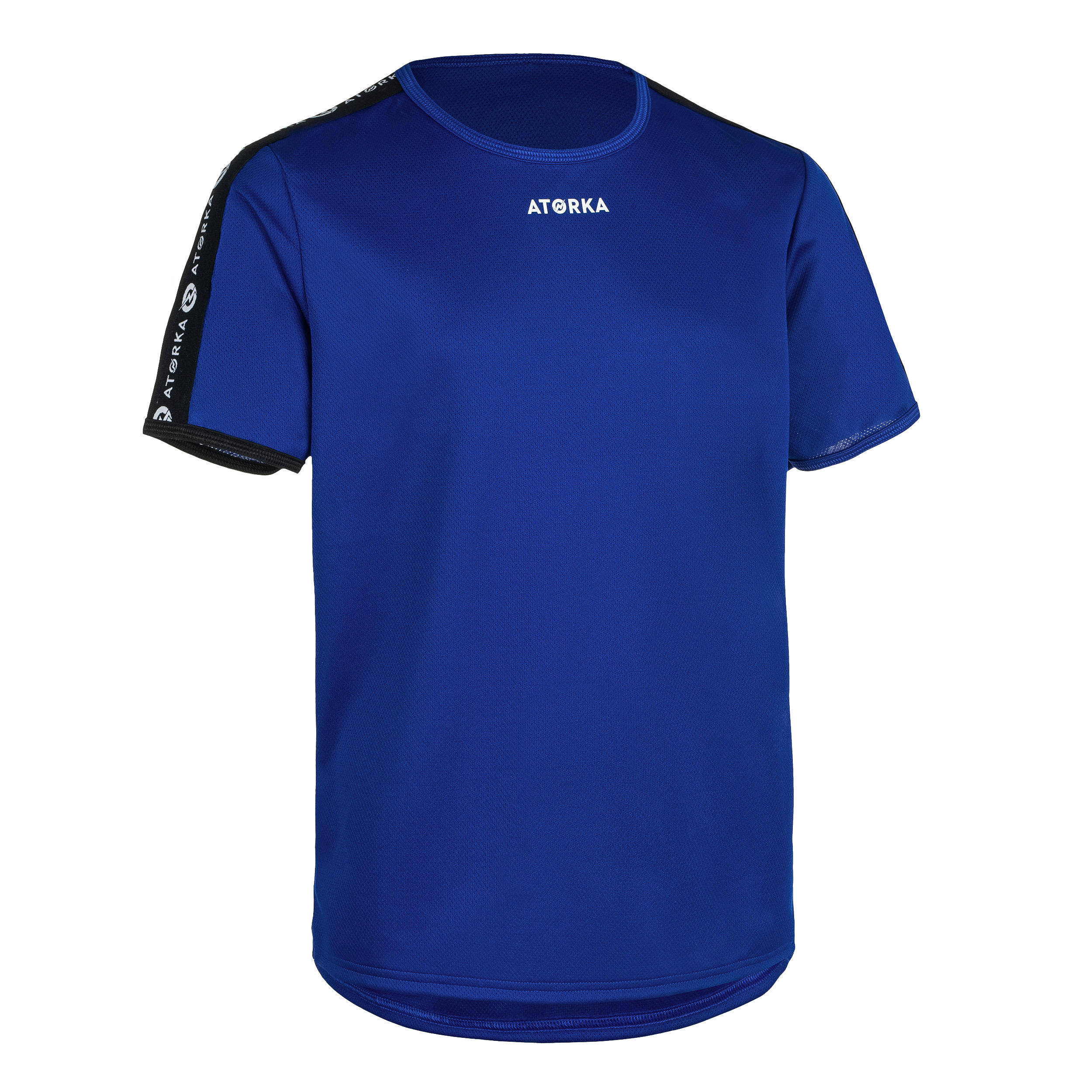 Kids' Handball Jersey H100 - Navy Blue 1/3