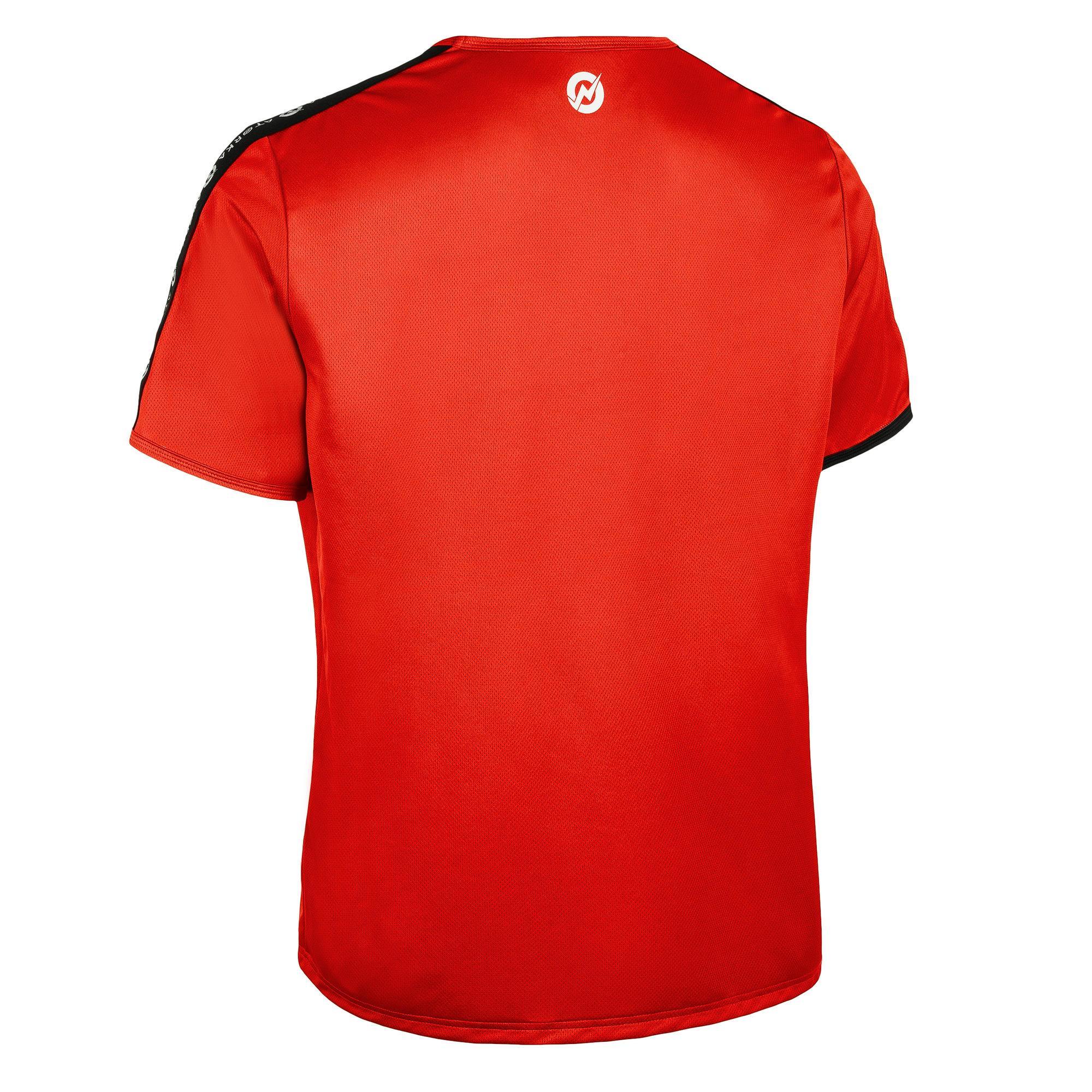 Maglia da pallamano a maniche corte da uomo H100C rosso