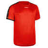Rdeča majica s kratkimi rokavi H100C