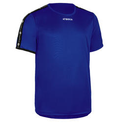 Maillot manches courtes de handball homme H100C bleu foncé