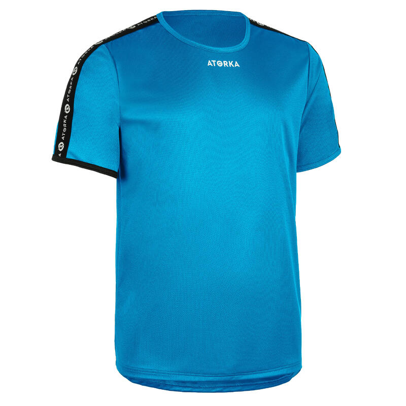 Handballtrikot kurzarm H100C Herren hellblau