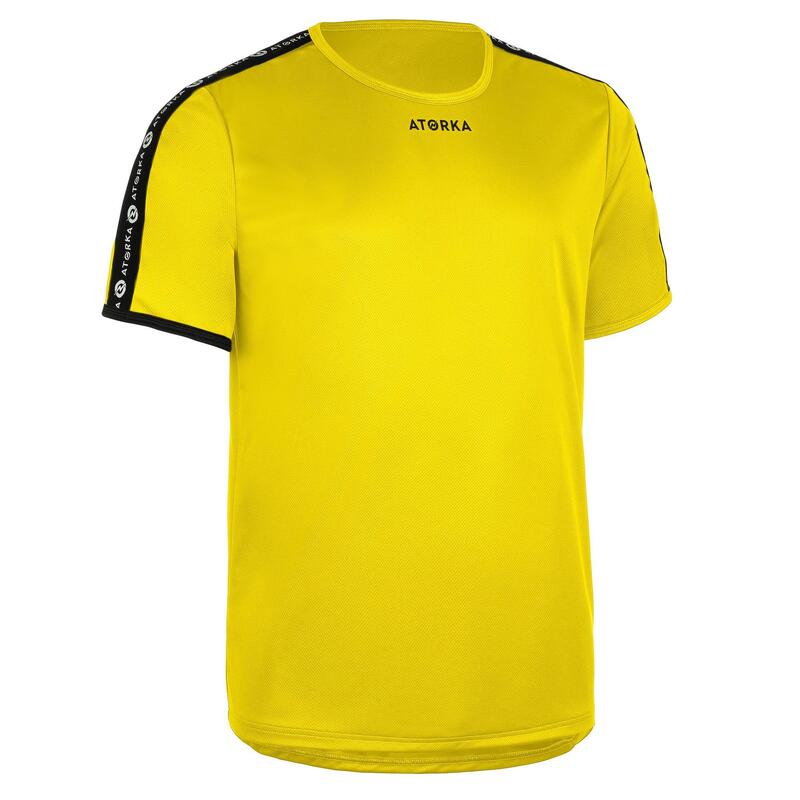Camiseta de balonmano Atorka H100C Adulto amarilla