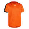 Majica kratkih rukava za rukomet H100 dječja narančasta