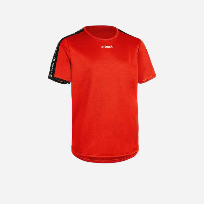 Handballtrikot H100 kurzarm Kinder rot Handballtrikot H100 kurzarm Kinder rot