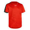 Majica kratkih rukava za rukomet H100 dječja crvena