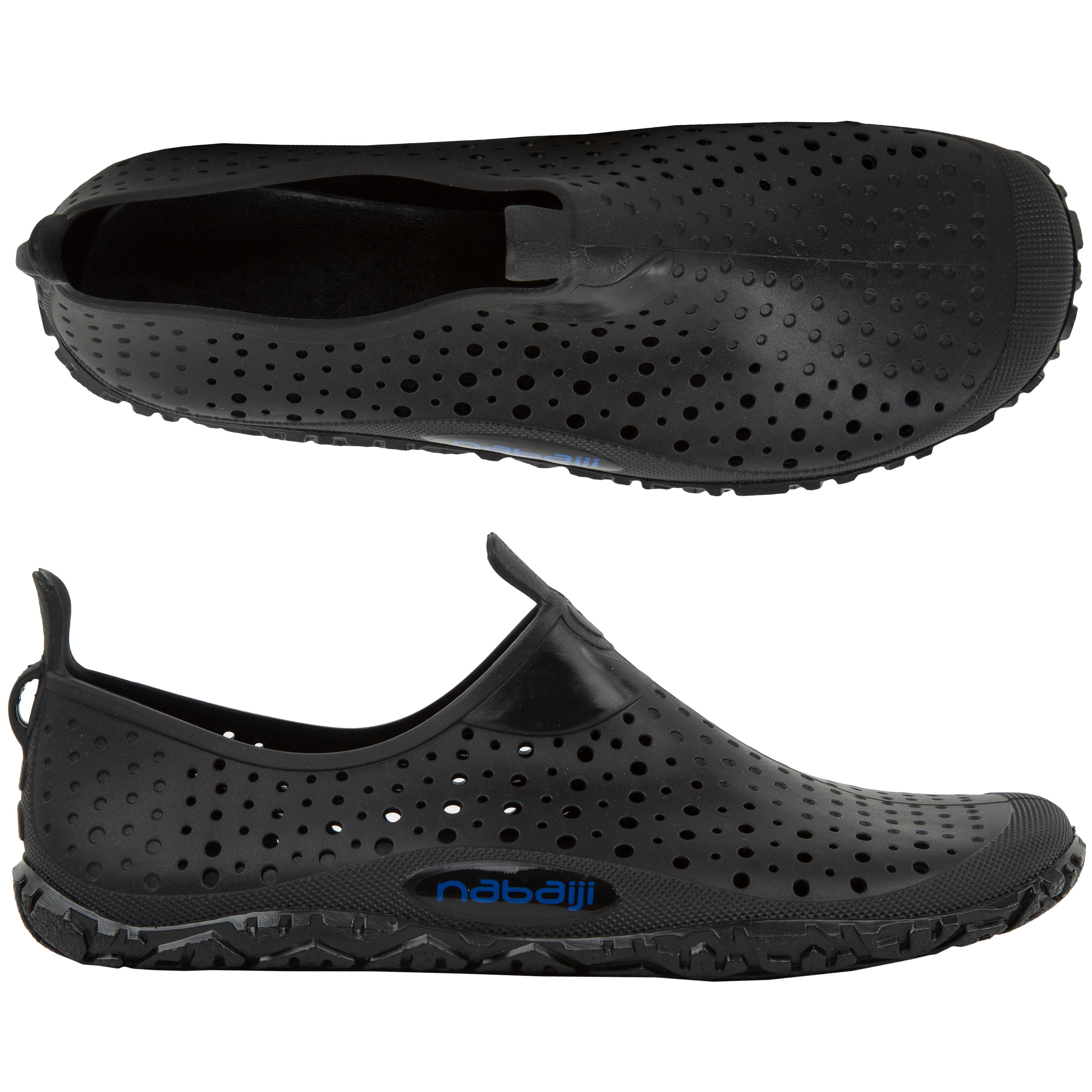 Aquabiking Aquafit Water Shoes Aquadots Black NABAIJI Decathlon