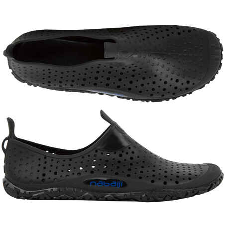 حذاء Aquadots للأيروبكس المائي وركوب الدراجات المائي وألعاب اللياقة المائية أسود