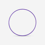 Cerceau de Gymnastique Rythmique (GR) de 75 cm - violet
