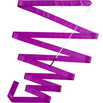 Лента для художественной гимнастики 6 м фиолетовая Domyos