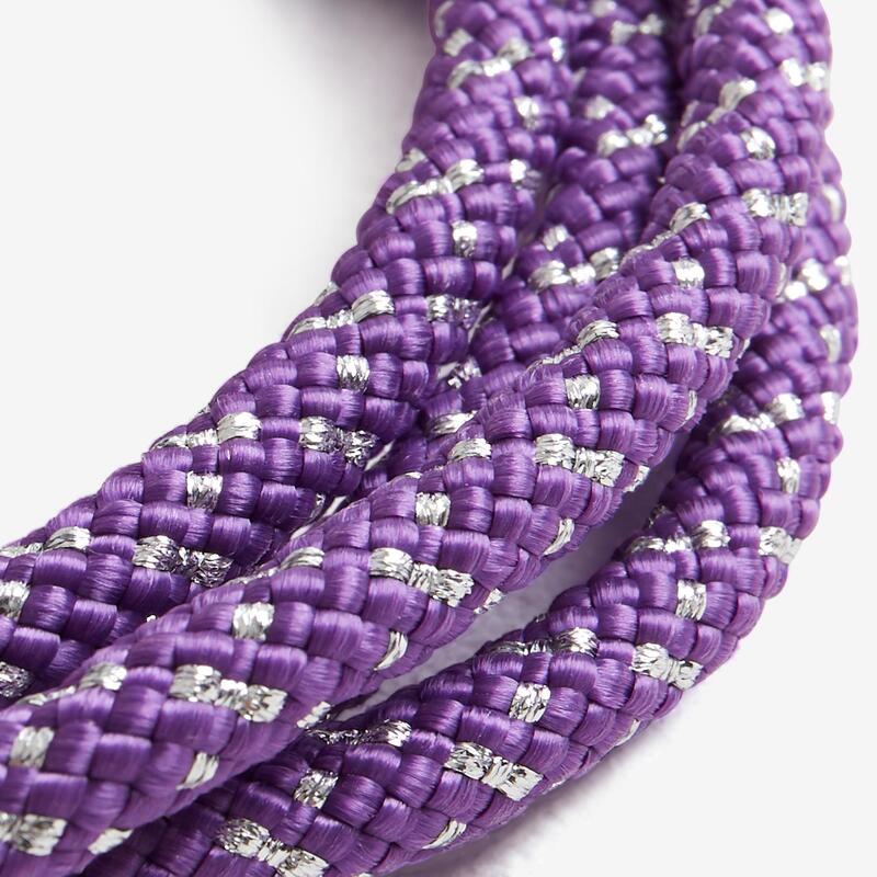 Cuerda de Gimnasia Rítmica (GR) de 3 m violeta con brillo