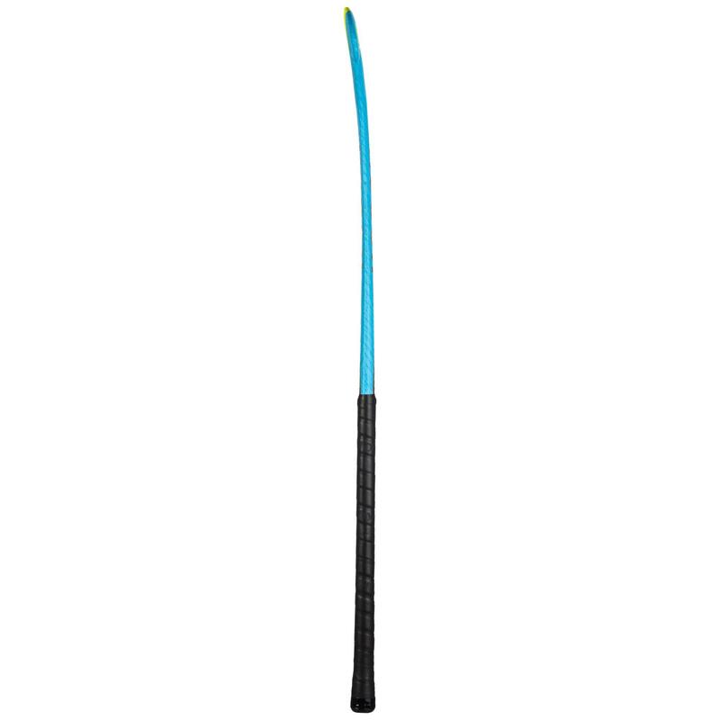 Stick de hockey indoor enfant débutant bois FH100 bleu ciel