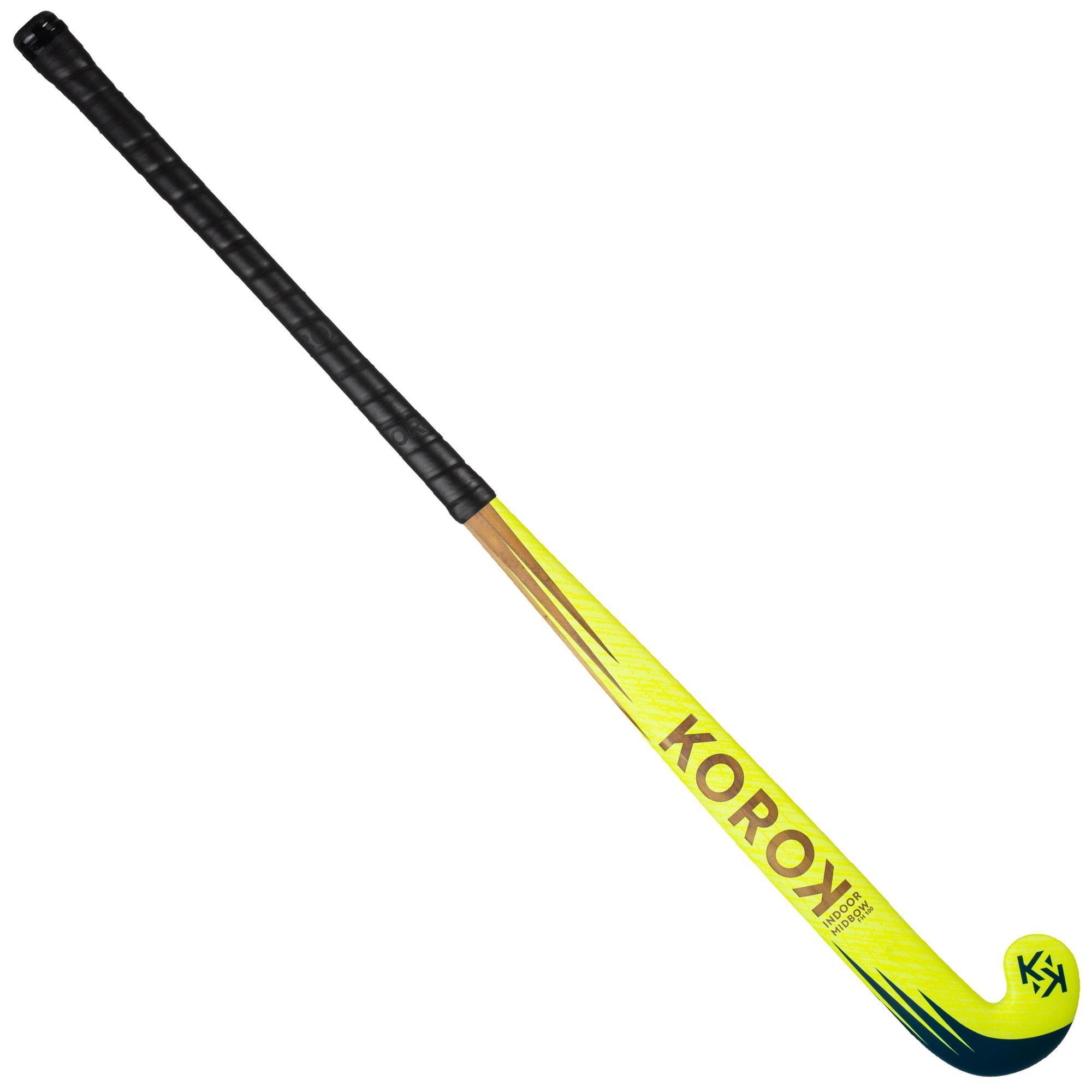 GRAYS Gant Main Gauche pour Hockey Noir//Jaune Fluo
