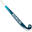 Stick de hockey indoor enfant/adolescent 100% fibre de verre mid bow FH500 bleu