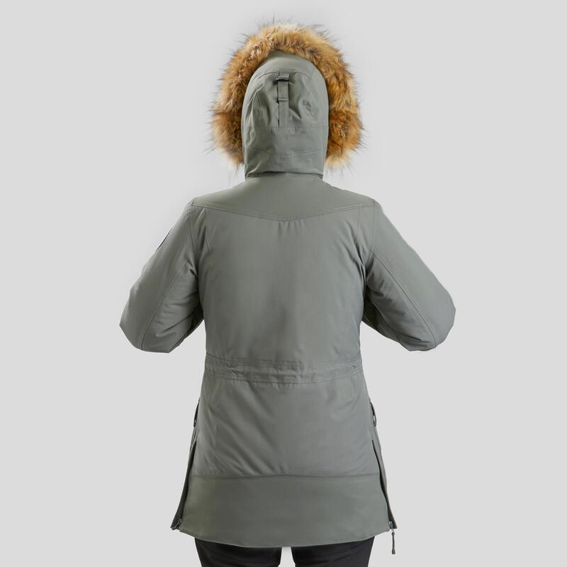 Parka chaude imperméable de randonnée SH500 UWARM femme QUECHUA
