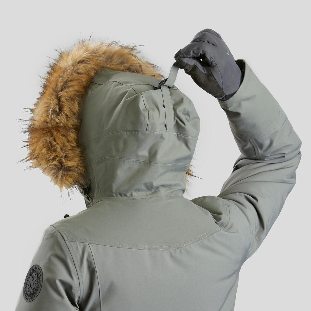 Ženska topla vodootporna parka SH900 oker