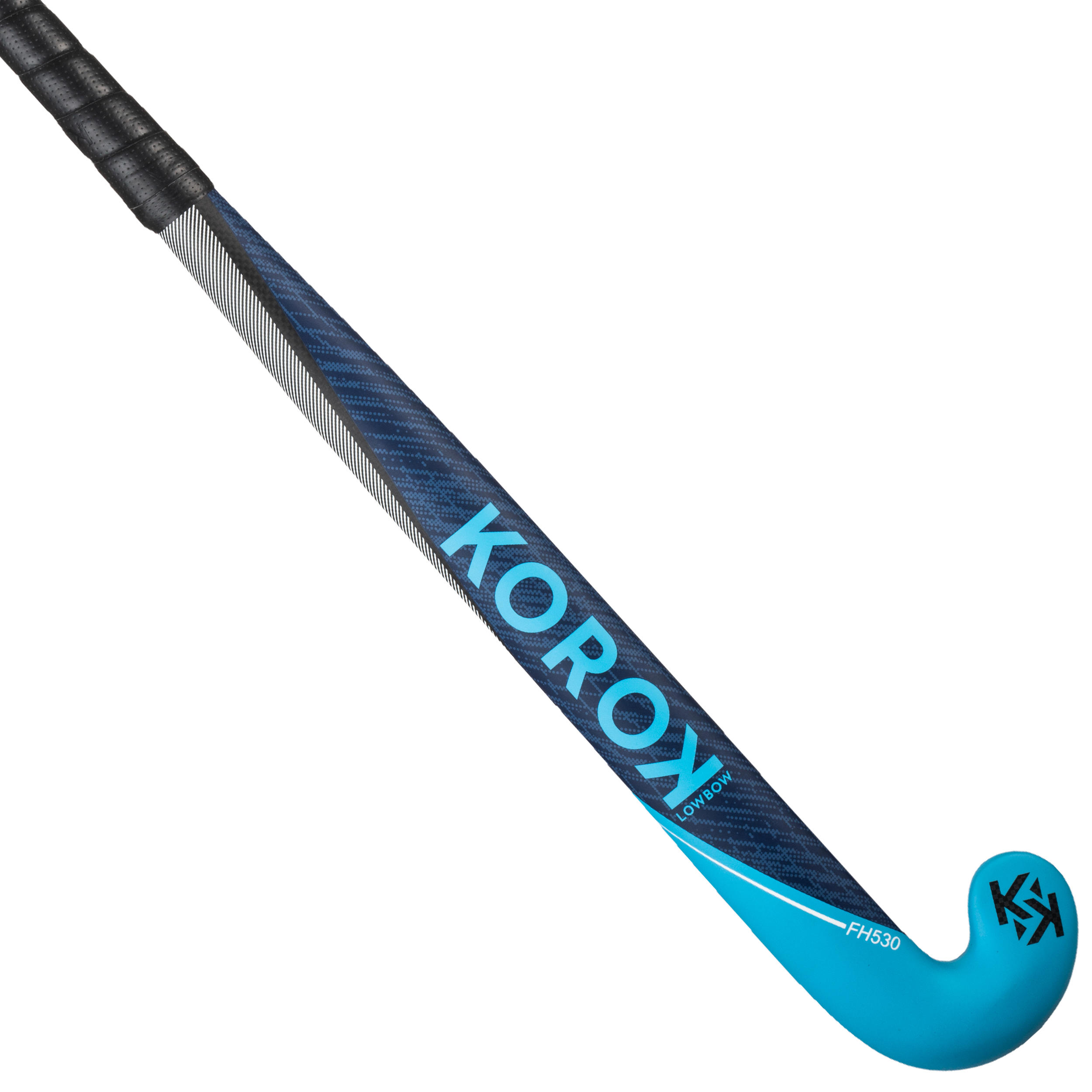 Stick de hockey hierba Korok Lowbow FH530 30 carbono adulto azul Korok
