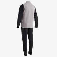 100 Warmy Boys' Warm Gym Tracksuit - Grey/Black