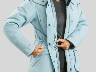 Snow hiking jacket - waist straps Snow hiking jacket - waist straps