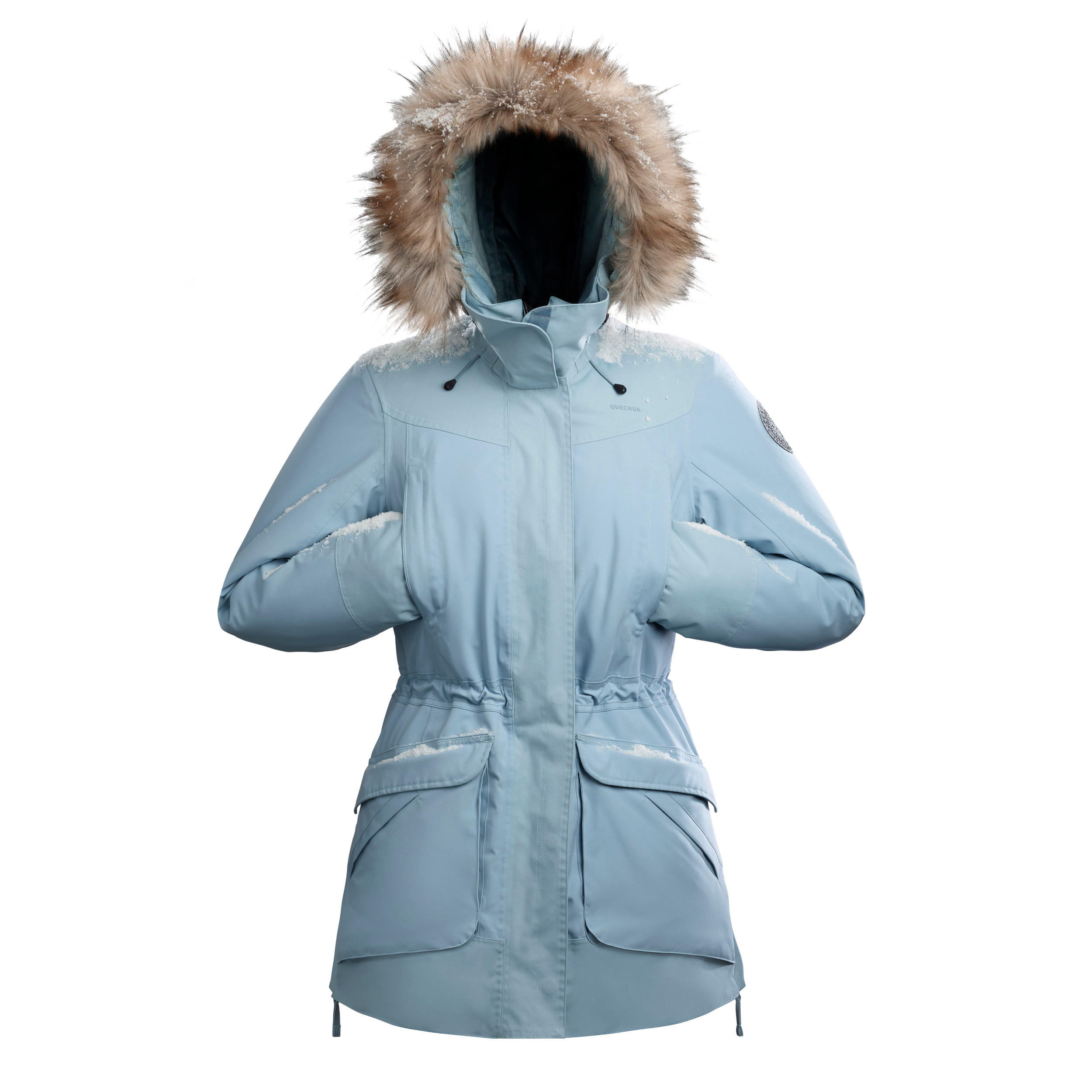 Women's winter waterproof hiking parka - SH500 ULTRA-WARM 14/16