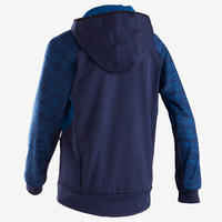 S500 Boys' Warm Breathable Synthetic Hoodie - Blue