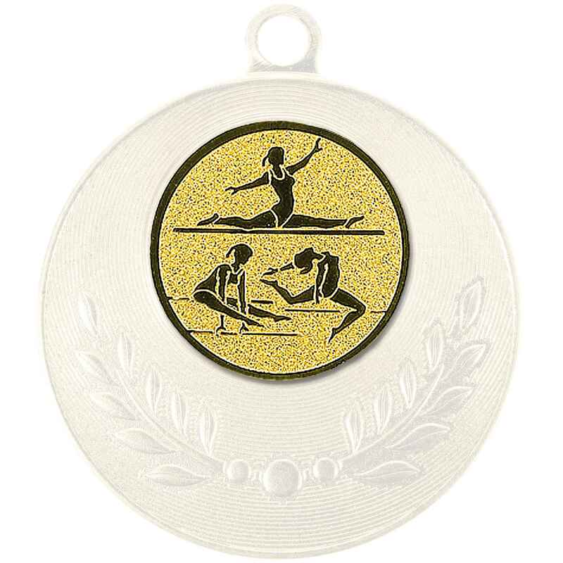 Selbstklebende Plakette „Turnen“ für sportliche Auszeichnungen.