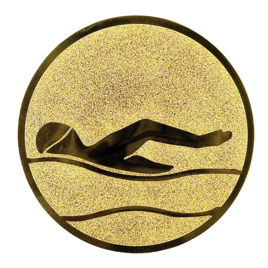 Selbstklebende Plakette „Schwimmen“ für sportliche Auszeichnungen