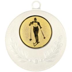 Pastille adhésive _QUOTE_Ski de fond_QUOTE_ pour récompenses sportives