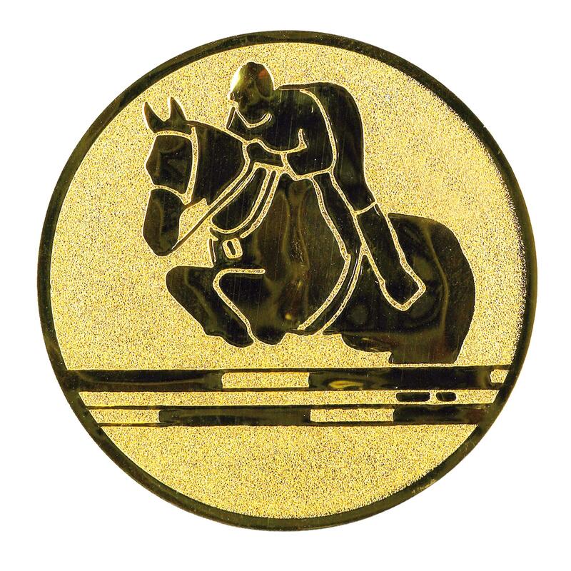 Naklejka jeździecka na medal