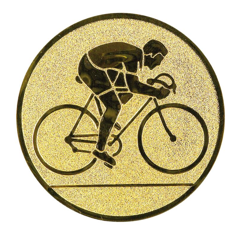 Cyklistický přilnavý štítek na sportovní ocenění